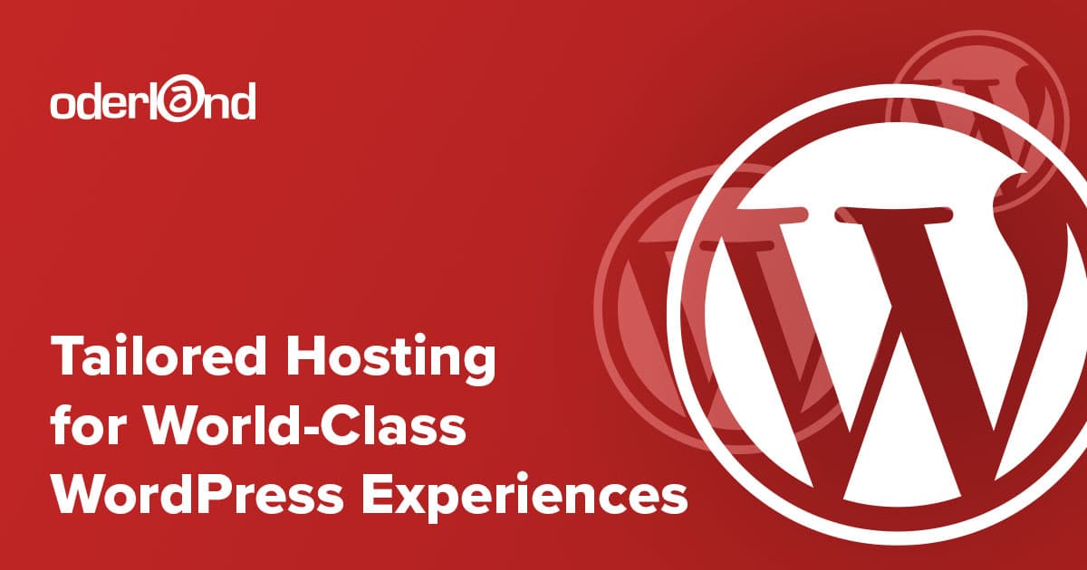 Premium WordPress Hosting - Fast, Reliable and Secure - Oderland